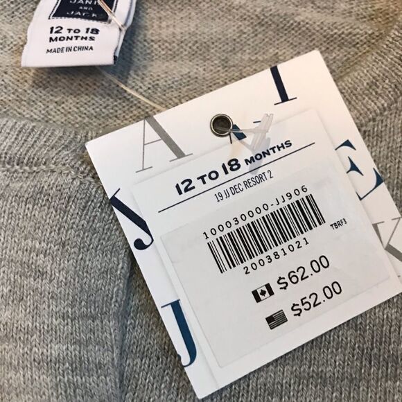 NWT Janie and Jack Toddler Cardigan - Picture 5 of 5